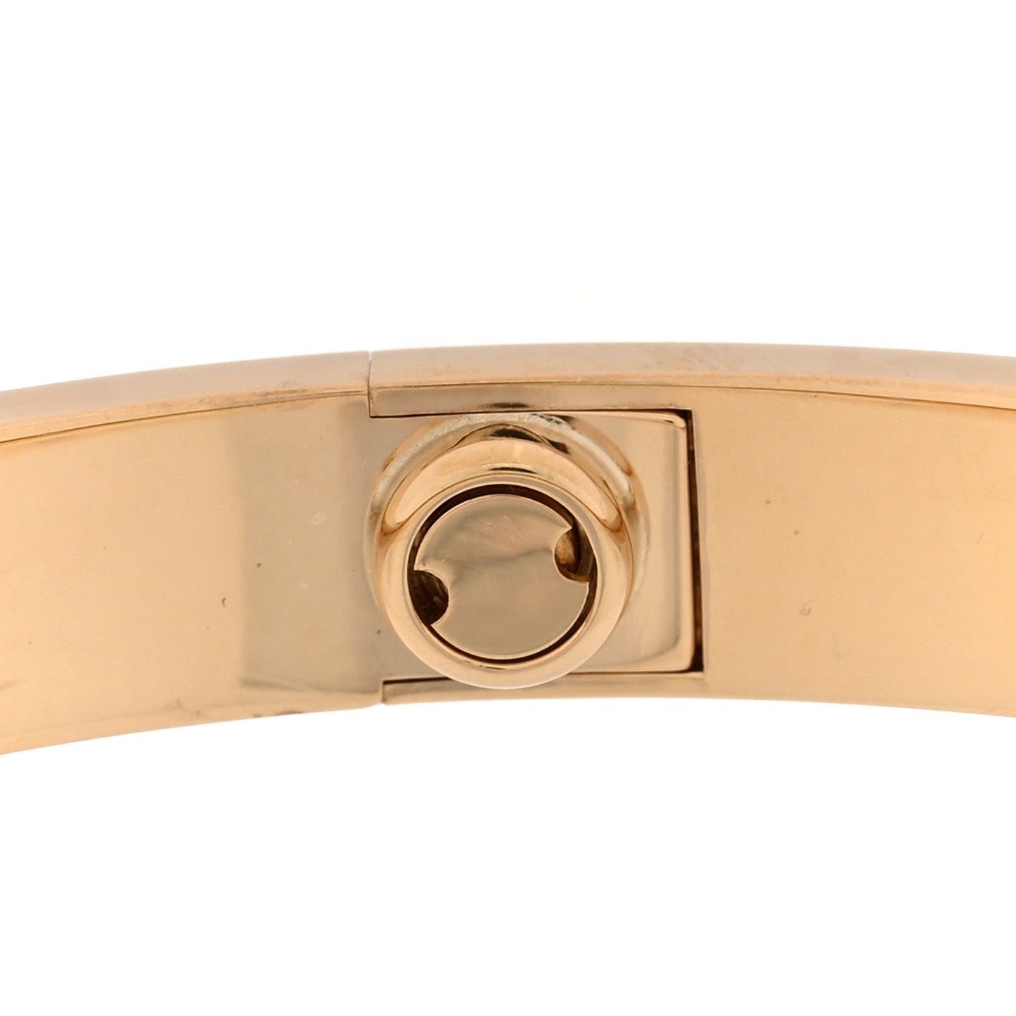 18K Yellow Gold 4 Diamond LOVE Bracelet 17