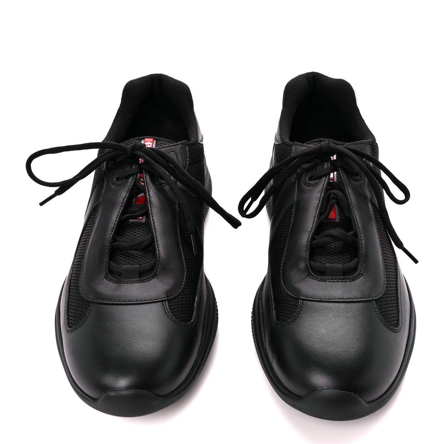 Nappa Mesh Mens Sneakers 8.5 Black
