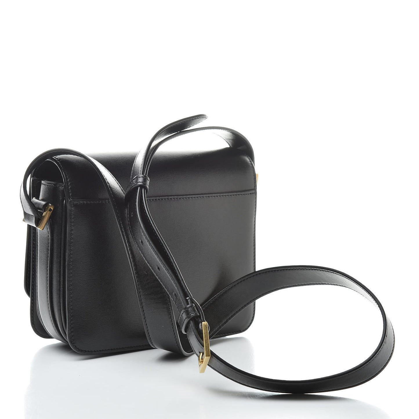 Calfskin Le 61 Shoulder Bag Black