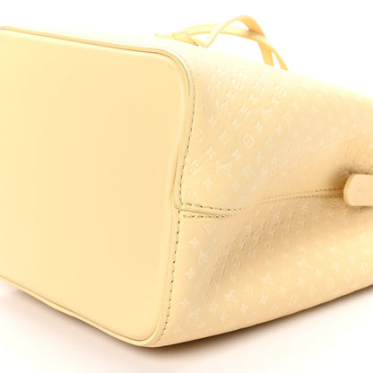 Louis Vuitton Calfskin Nanogram Embossed Neonoe BB Yellow 10 of 10