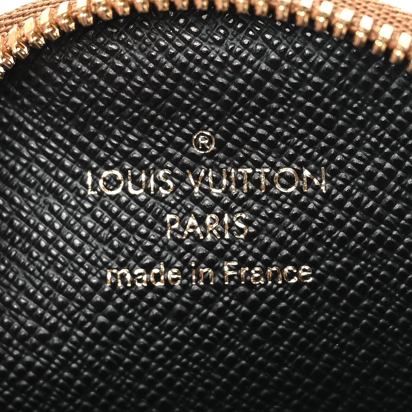 Reverse Monogram Bandouliere Round Coin Purse