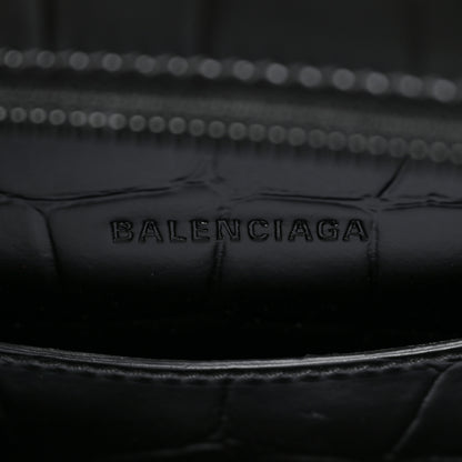 Balenciaga Semi Shiny Calfskin Crocodile Embossed Neo Classic Black Hardware S City Black 6 of 9