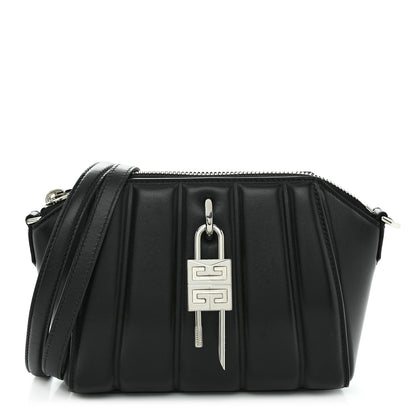 Givenchy Lambskin XS Lock Antigona Shoulder Bag Black 1 of 10