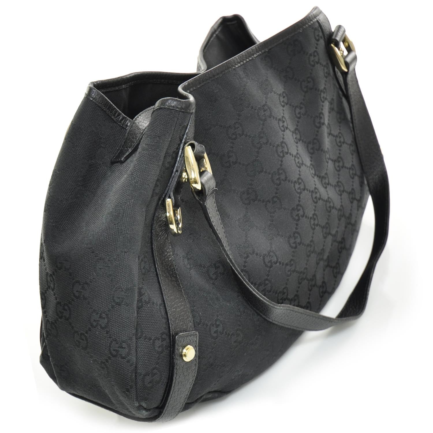 Gucci Monogram Medium Abbey Shoulder Bag Black 3 of 8