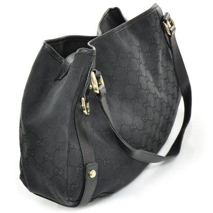 Gucci Monogram Medium Abbey Shoulder Bag Black 3 of 8