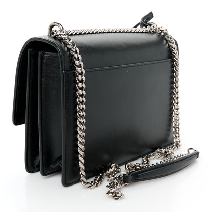Saint Laurent Calfskin Medium Monogram Sunset Black 3 of 11