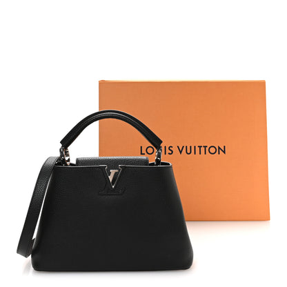 Louis Vuitton Taurillon Capucines BB Black Fuchsia 11 of 11