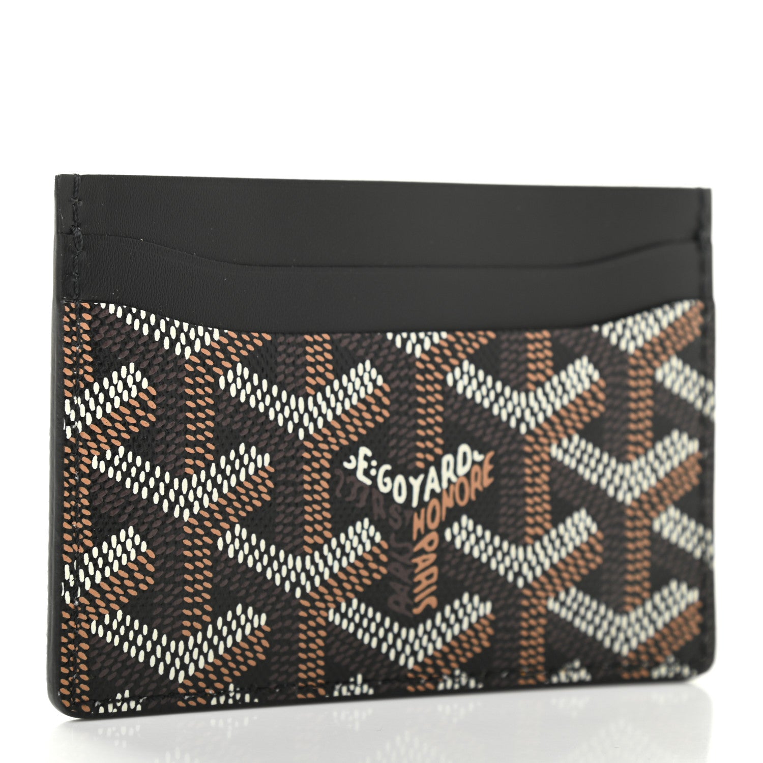 Goyard Goyardine Saint Sulpice Card Holder Black 3 of 7