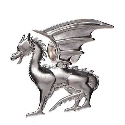 Hermes Palladium Dragon Brooch 1 of 4