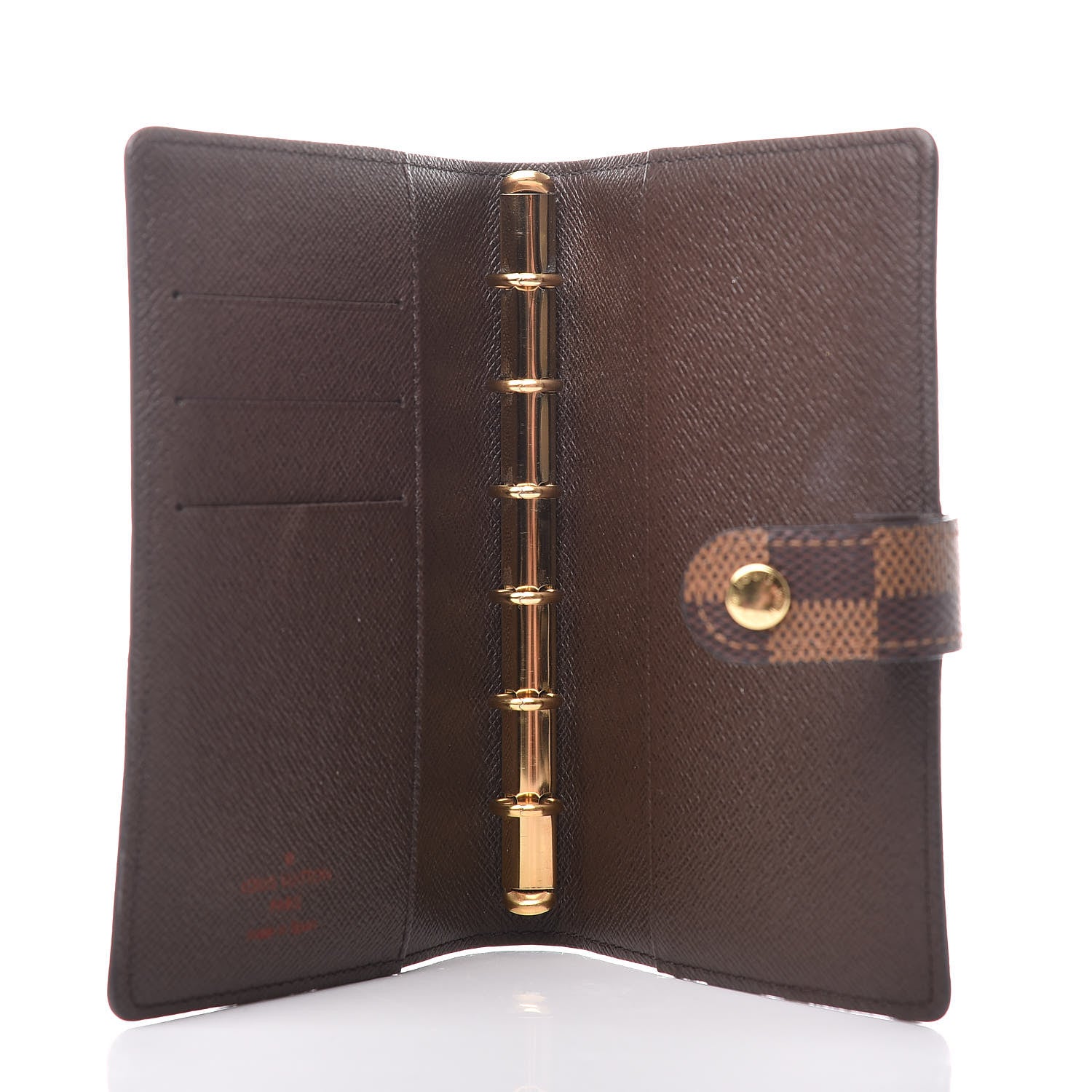 Louis Vuitton Damier Ebene Small Ring Agenda Cover 5 of 8