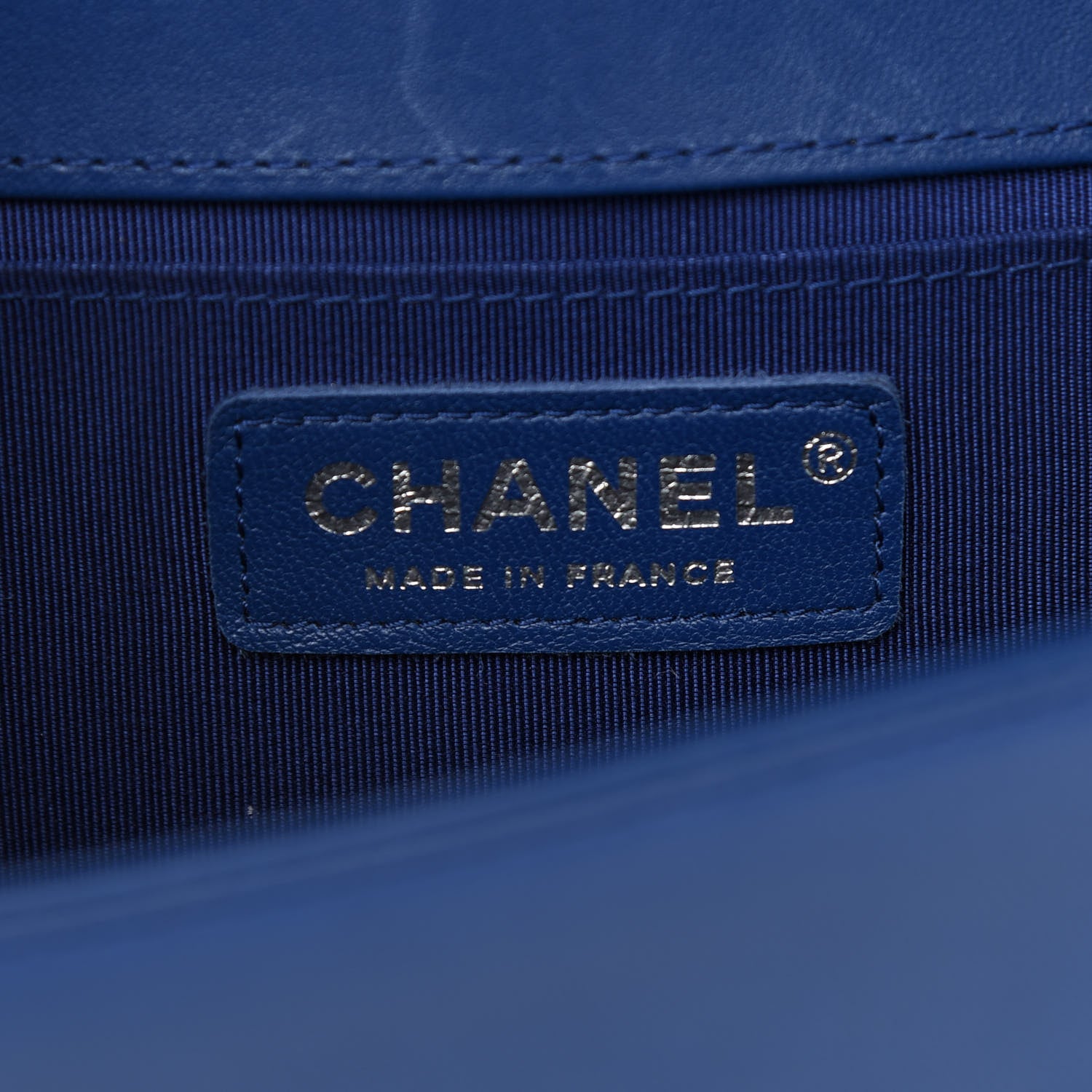 Chanel Lambskin Quilted Medium Boy Flap Blue 7 of 13