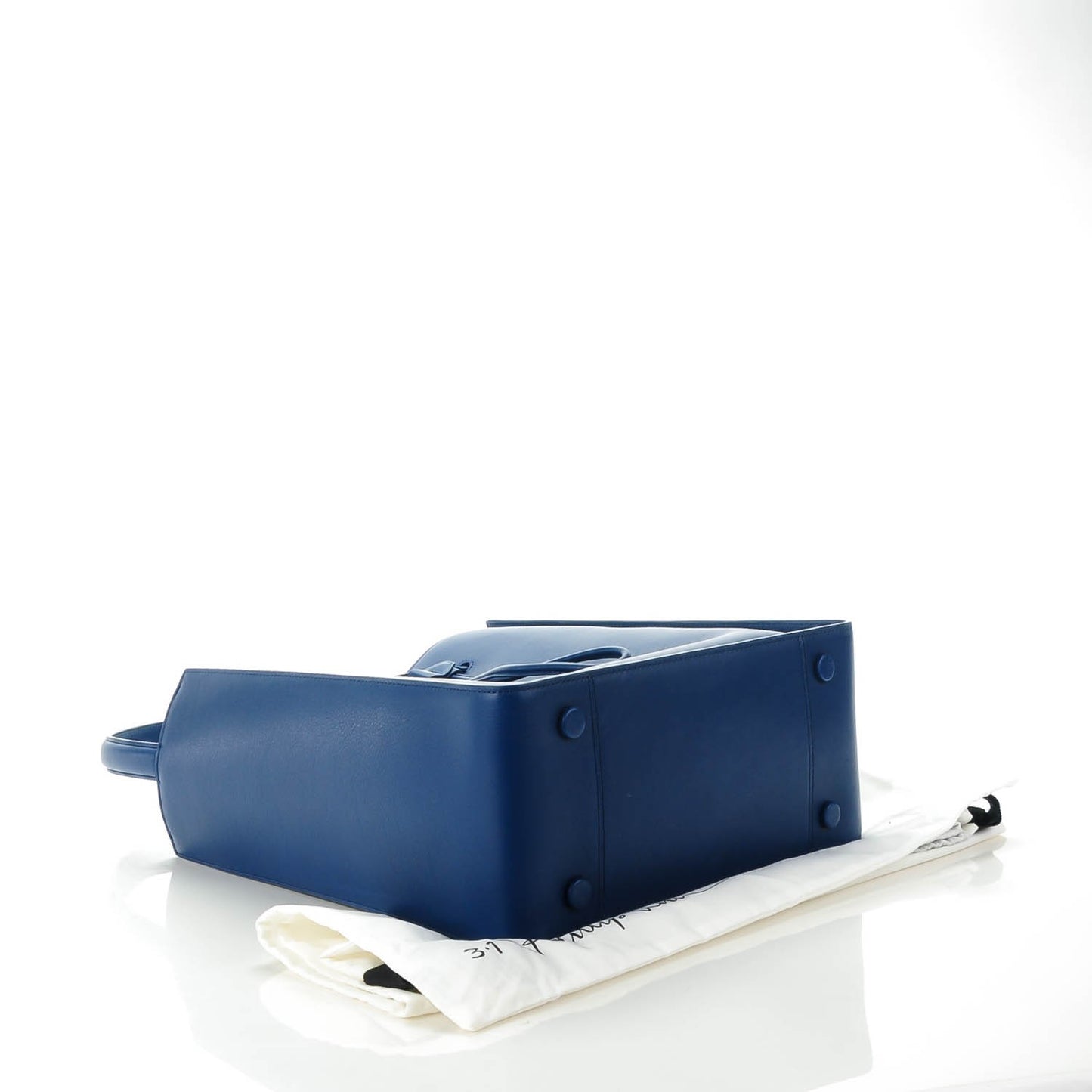 3.1 Smooth Calfskin Large Soleil Bucket Bag Midnight Blue