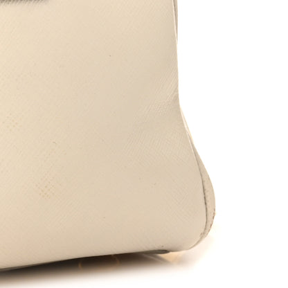 Prada Saffiano Bowling Bag White 11 of 13