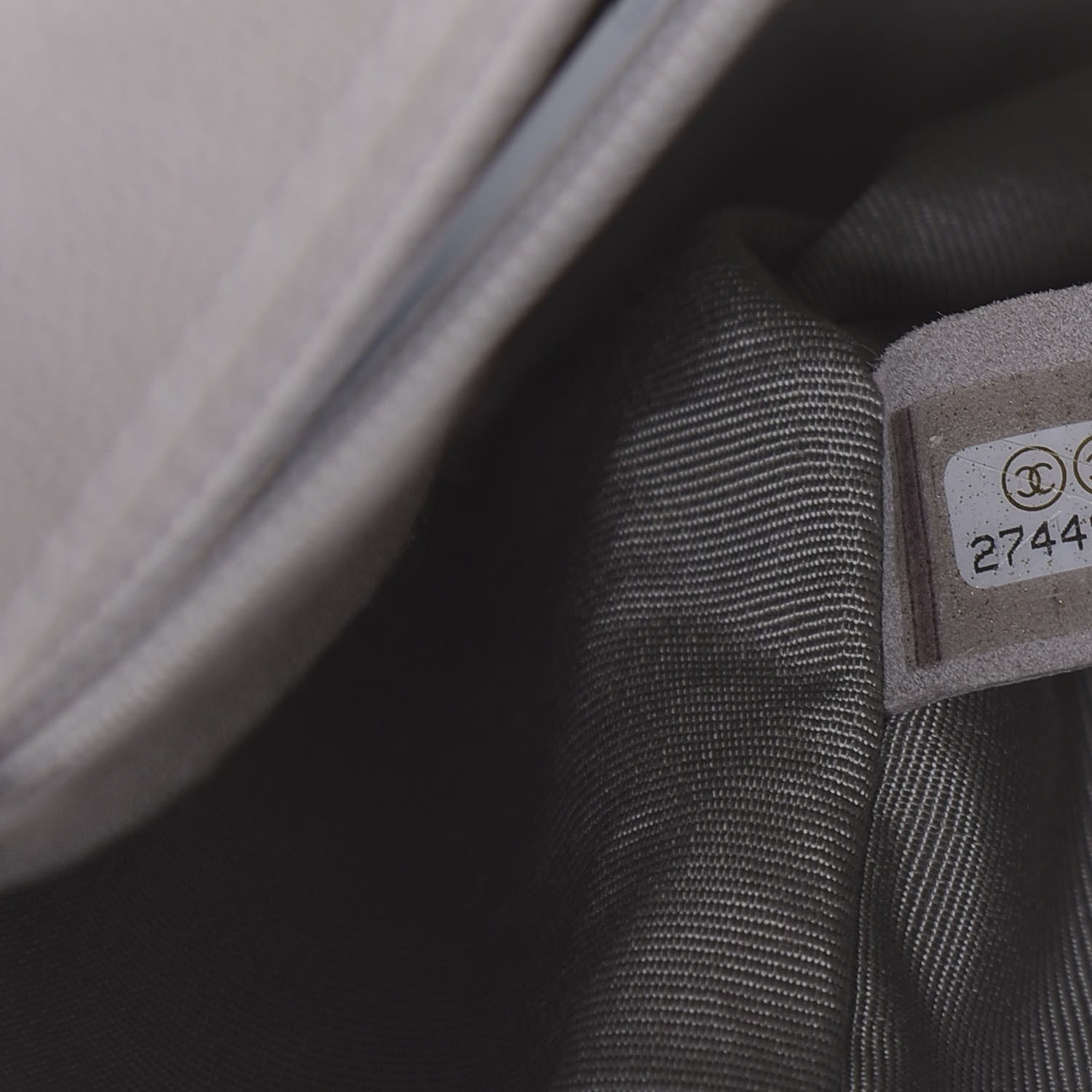 Chanel Caviar Quilted New Medium Boy Flap Grey 9 of 11