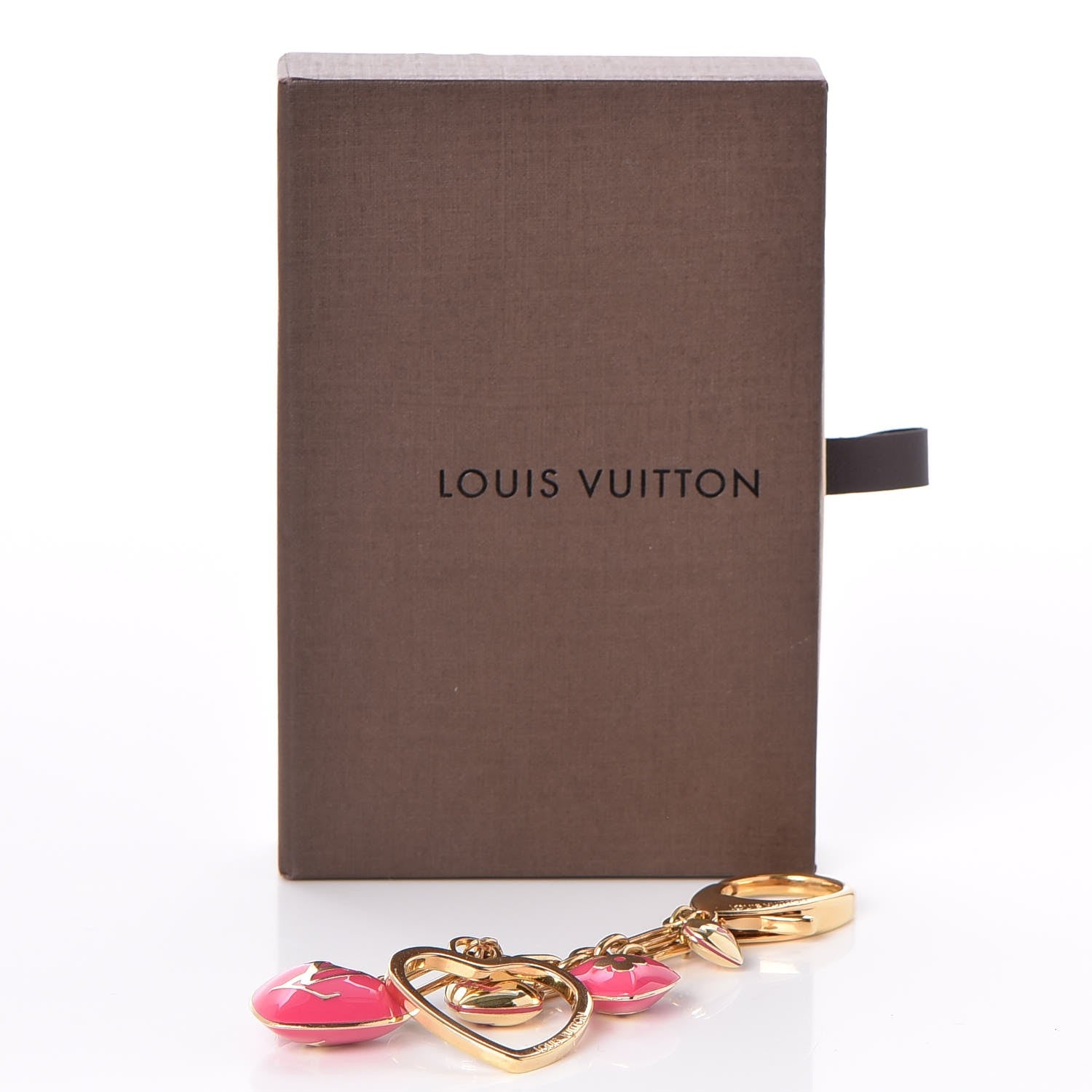 Louis Vuitton Coeurs Heart Bag Charm Key Holder Pink 5 of 5