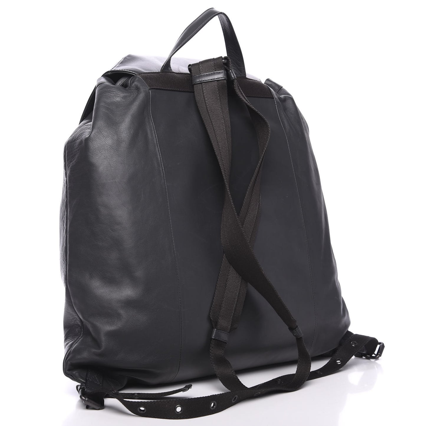 Light Calf Intrecciato Backpack Ardoise