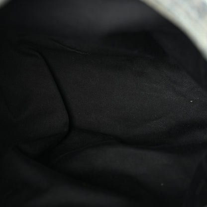 Saint Laurent Denim Quilted Medium Loulou Puffer Monogram Chain Satchel Blue Cinnamon 5 of 10
