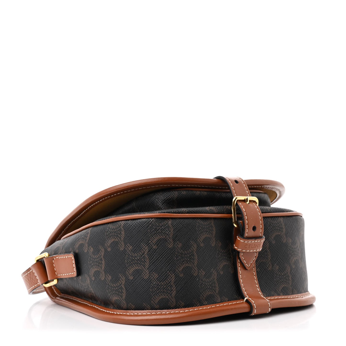 Triomphe Canvas Folco Bag Tan