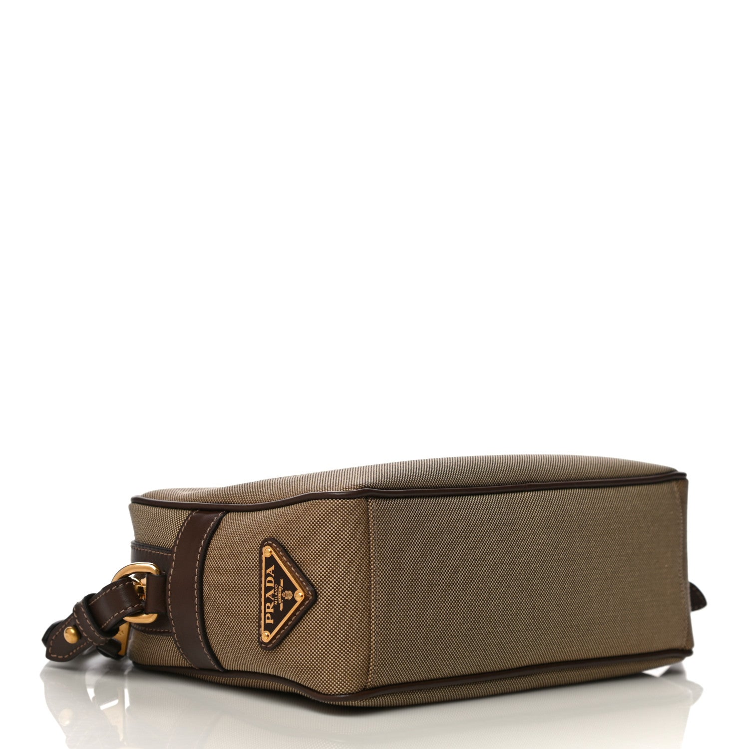 Prada Jacquard Logo Camera Bag Corda Bruciato 3 of 10