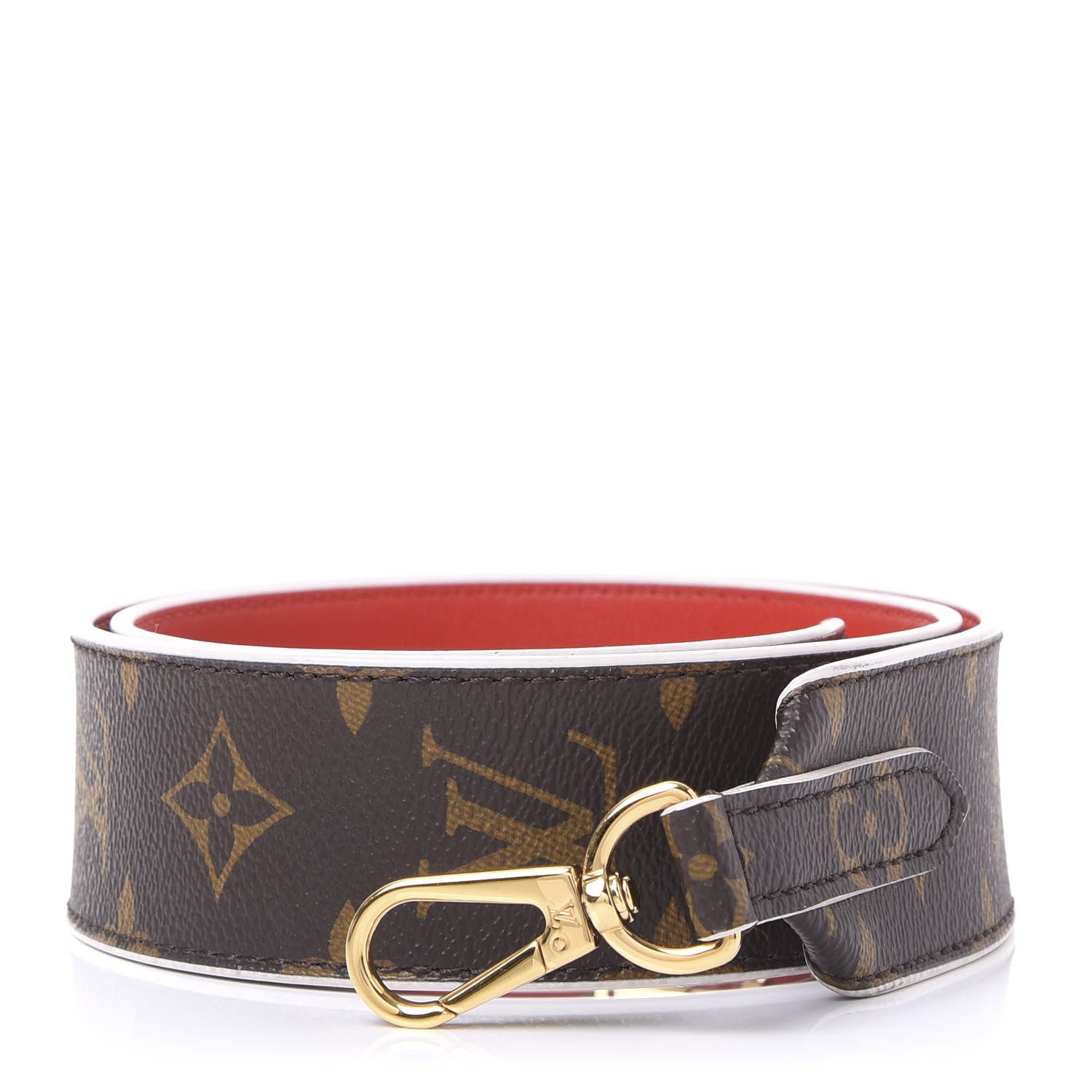 Louis Vuitton Monogram Bandouliere Shoulder Strap Red 1 of 5