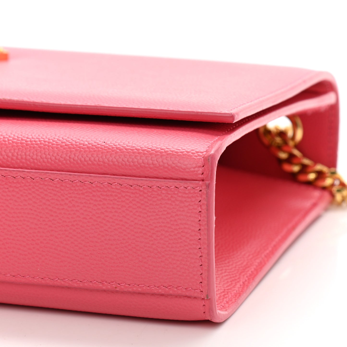 Grain De Poudre Medium Classic Monogram Kate Satchel Rose Clair