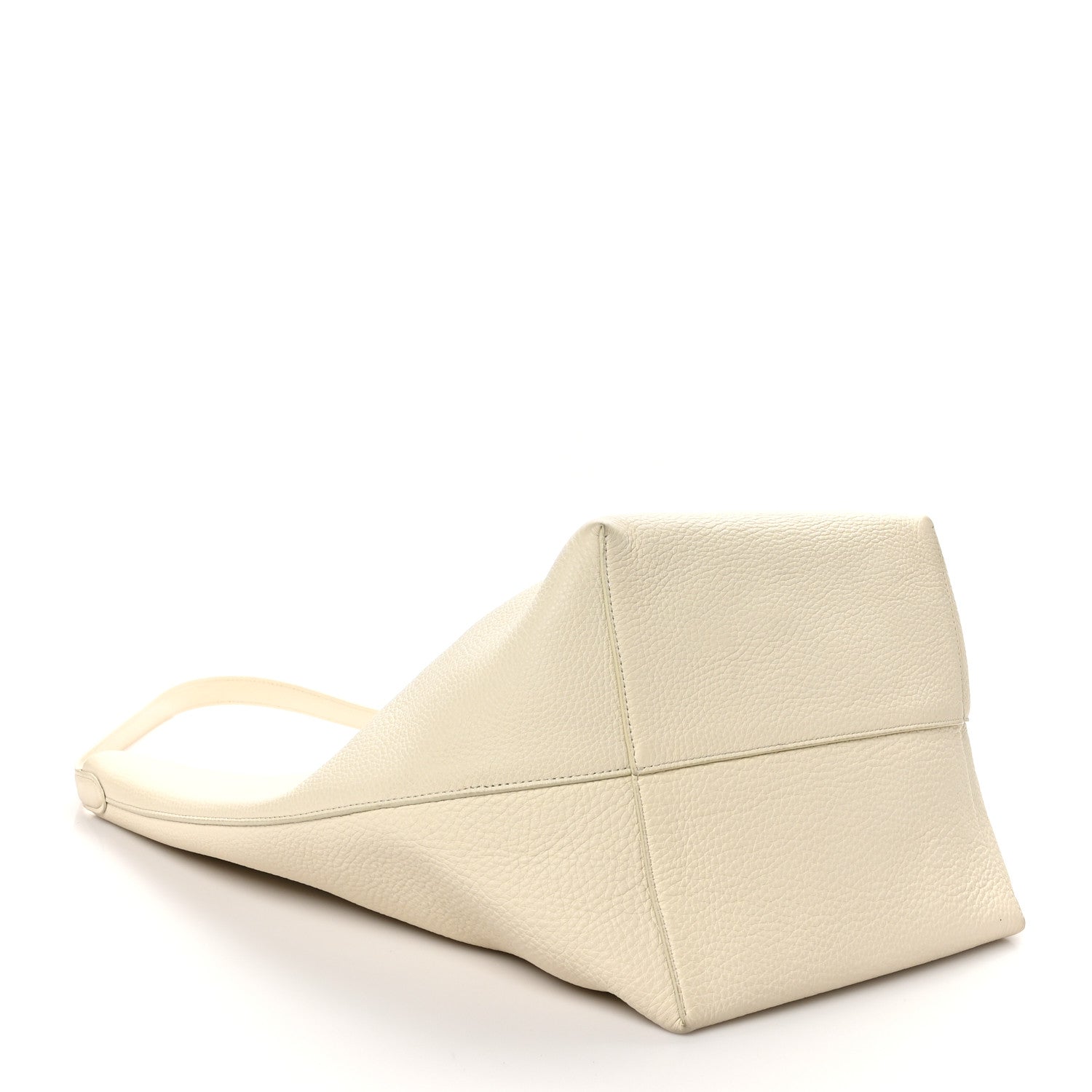 The Row Grained Calfskin Large N/S Park Tote Ivory 4 of 9