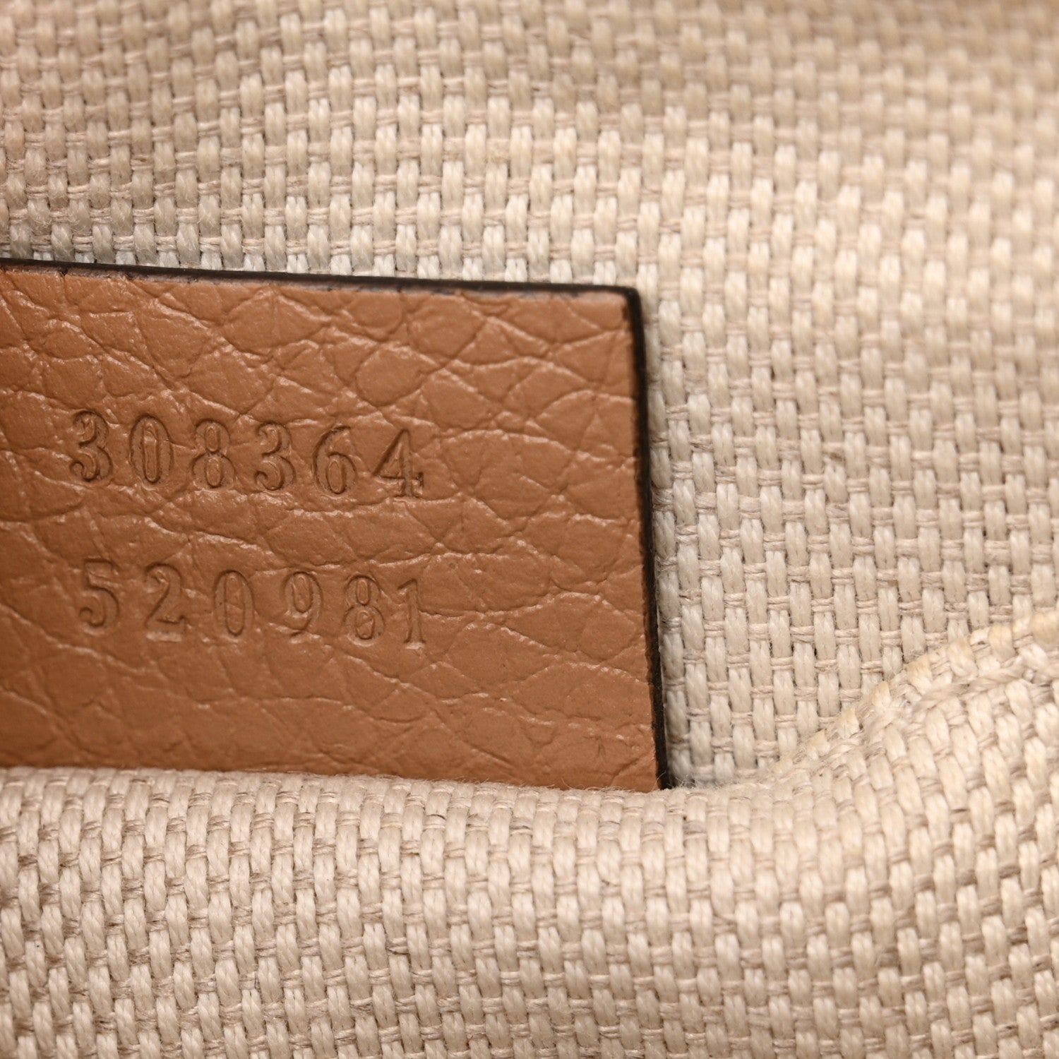 Gucci Pebbled Calfskin Small Soho Disco Bag Camelia 7 of 13