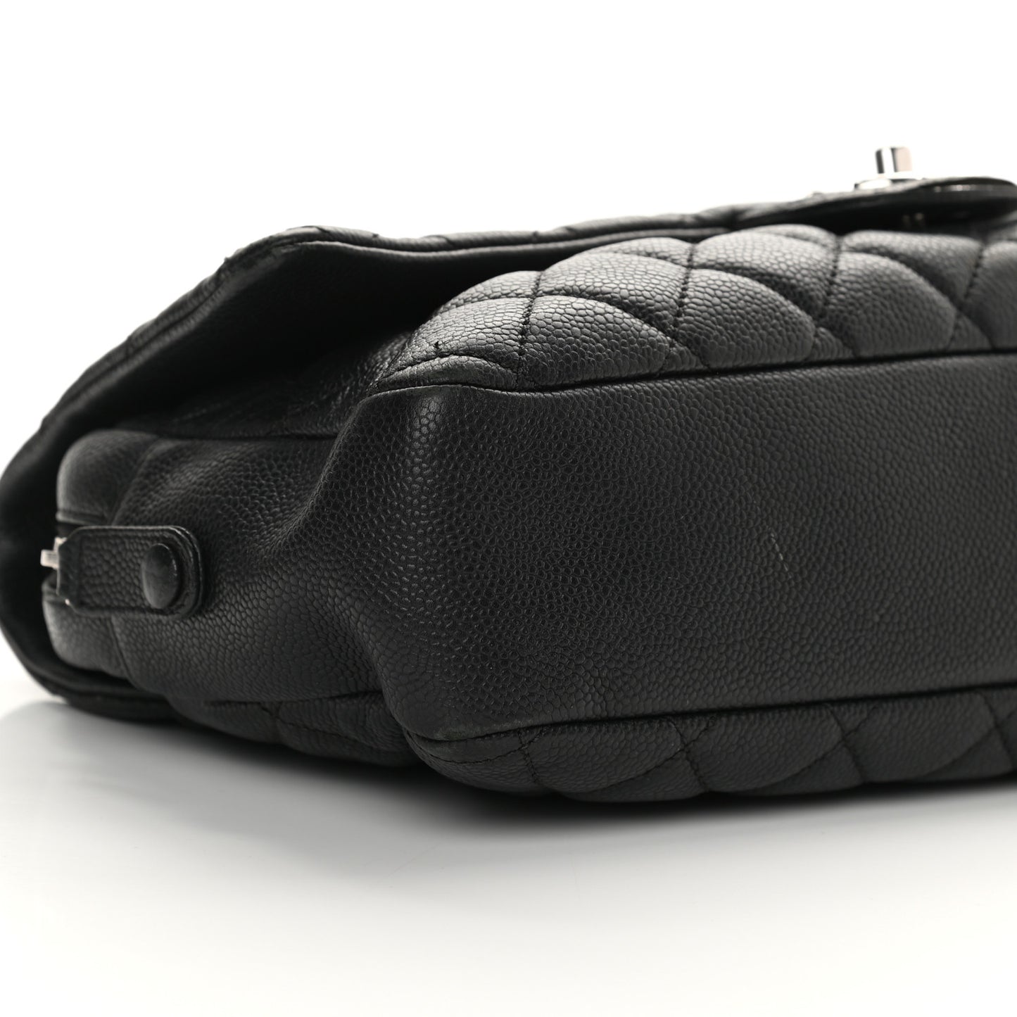 Caviar Quilted Jumbo Easy Flap Black