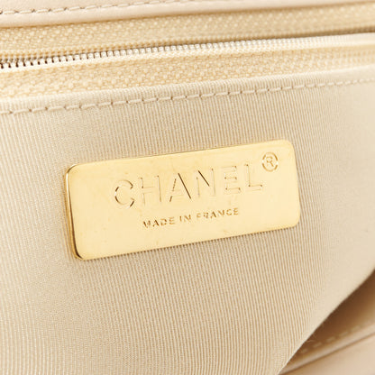 Chanel Lambskin Quilted Large Chanel 19 Flap Light Beige 6 of 10