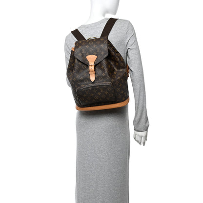Louis Vuitton Monogram Montsouris GM Backpack 2 of 9