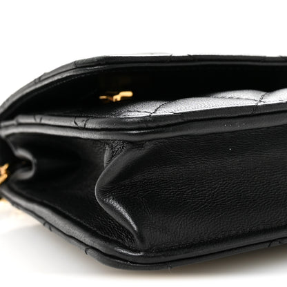Chanel Lambskin Quilted Wallet On Chain WOC Black 19 of 23