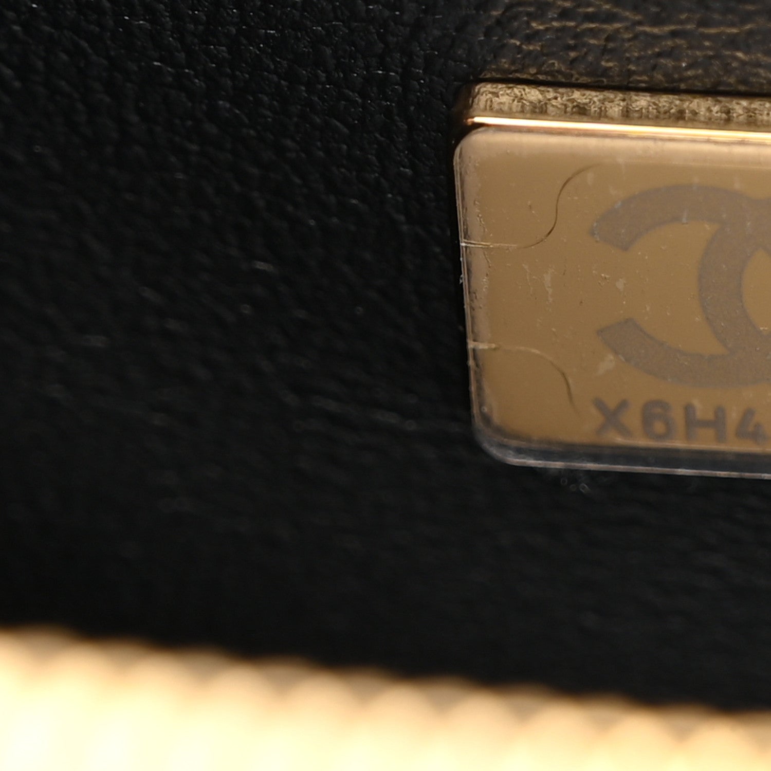 Chanel Calfskin Quilted Small Studded Square Vanity Case Black 7 of 11