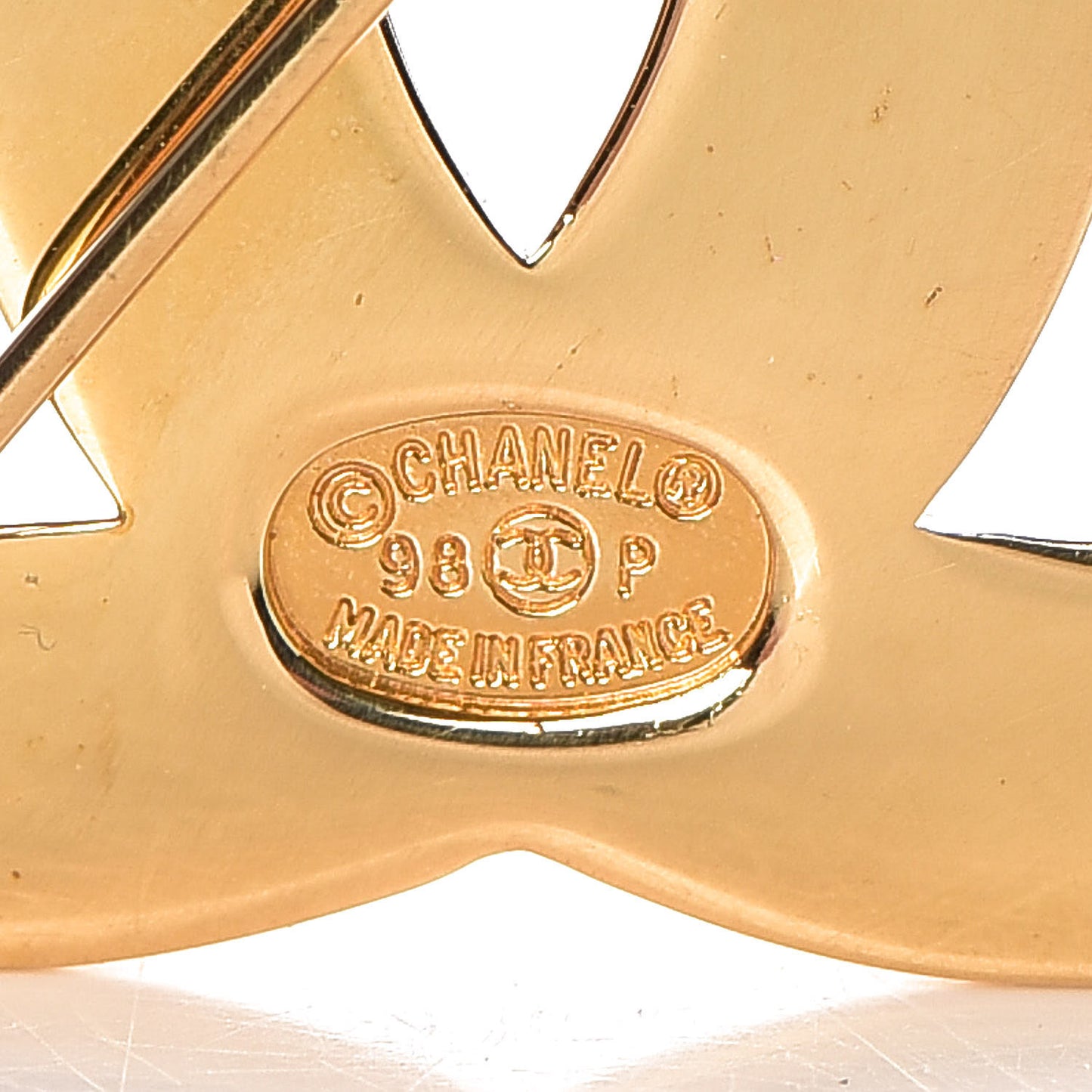 CC Brooch Gold