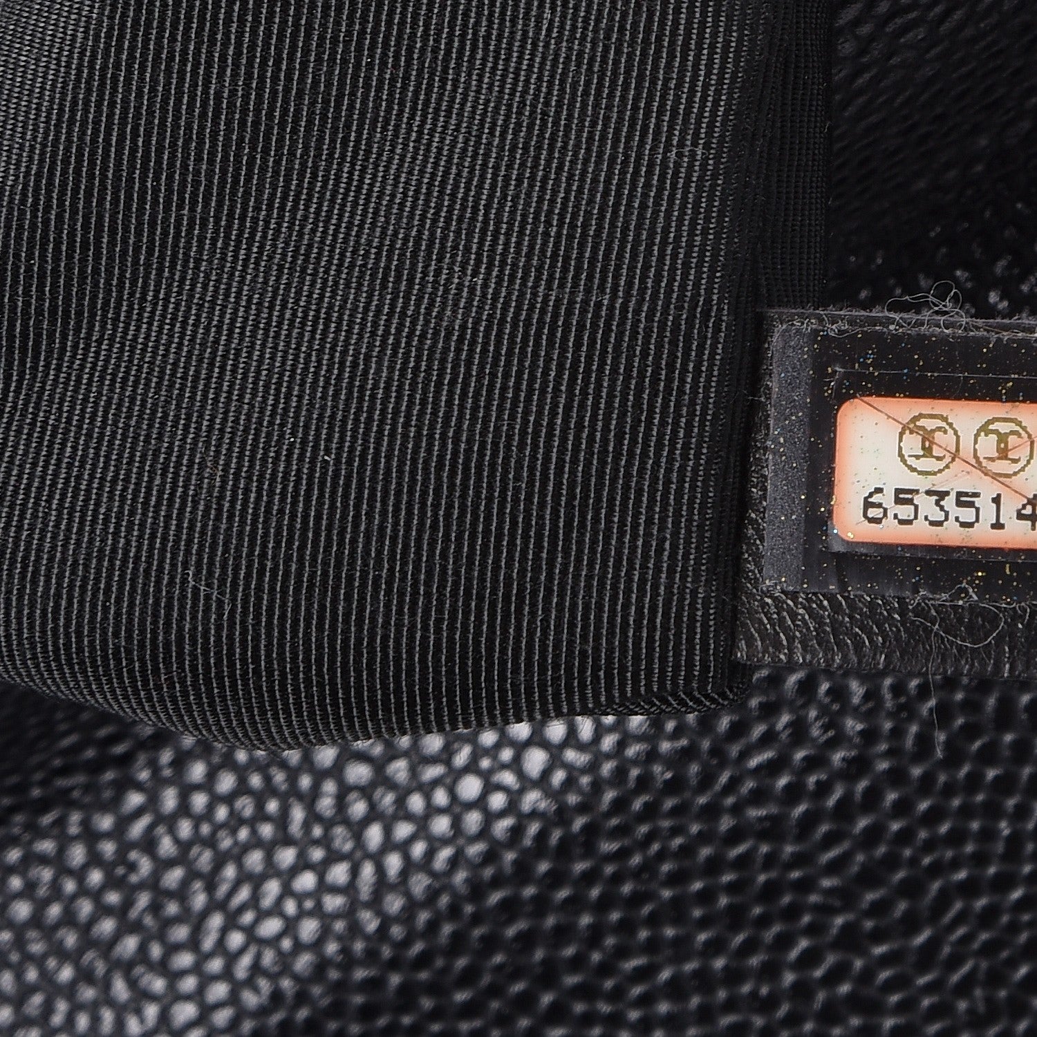 Chanel Caviar Diamond Stitch Oversized Flap Clutch Black 7 of 7