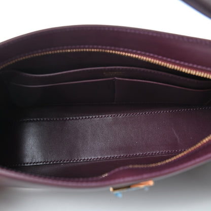 Burberry Smooth Calfskin TB Shoulder Bag Deep Maroon 5 of 10