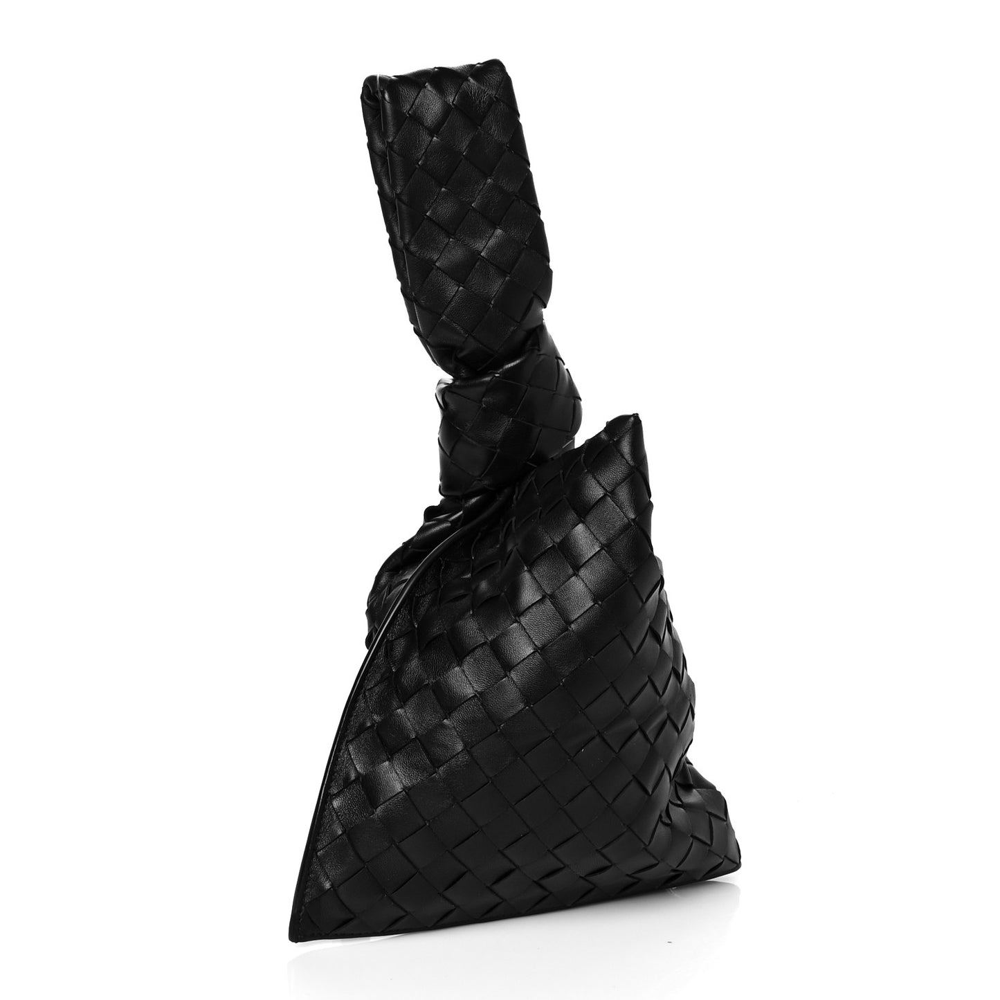Nappa Intrecciato Mini BV Twist Black
