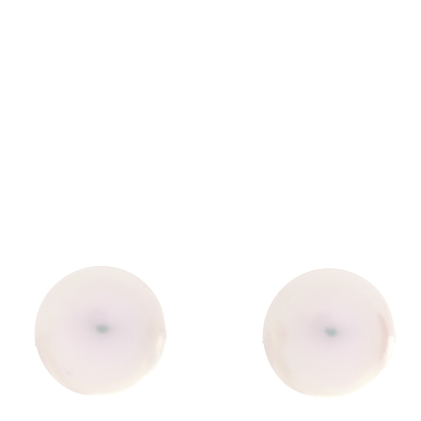 18K White Gold Akoya Cultured Pearl 8-8.5mm Stud Earrings