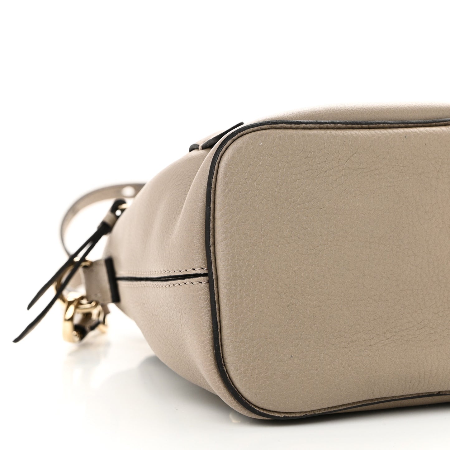 Suede Calfskin Mini Faye Backpack Motty Grey