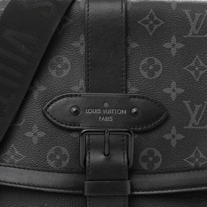 Louis Vuitton Monogram Eclipse Saumur Messenger NV Black 6 of 15