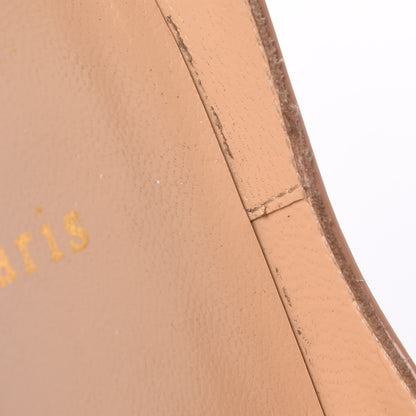 Christian Louboutin Patent Lady Peep 150 Pumps 39 Nude 9 of 13