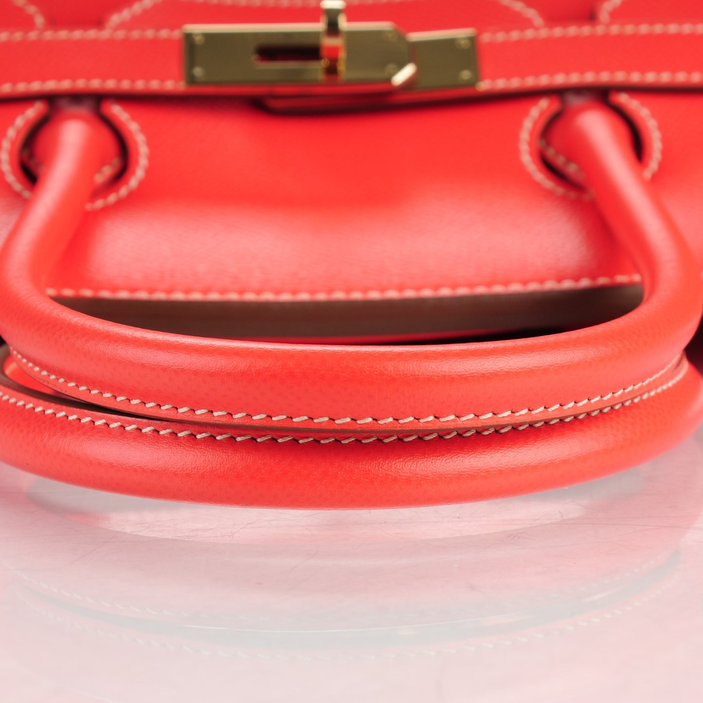 Epsom Birkin 35 Rose Jaipur Gold