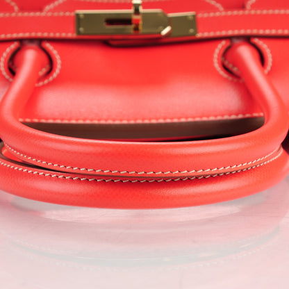 Hermes Epsom Birkin 35 Rose Jaipur Gold 19 of 25