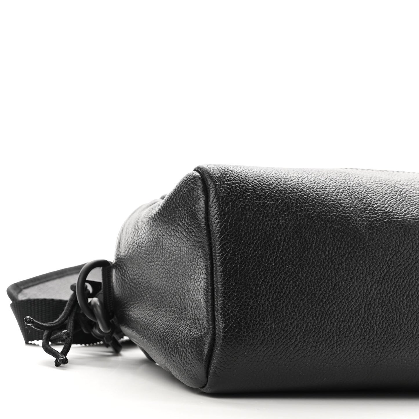 Calfskin Mens Explorer Small Duffle Bag Black