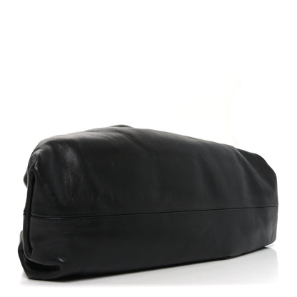 Bottega Veneta Smooth Butter Calf The Pouch Oversized Clutch Black 4 of 11