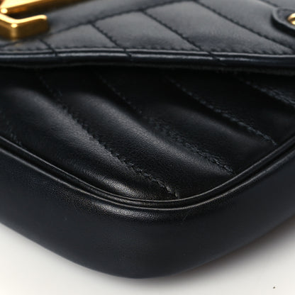 Louis Vuitton Calfskin New Wave Chain Pochette Black 9 of 10