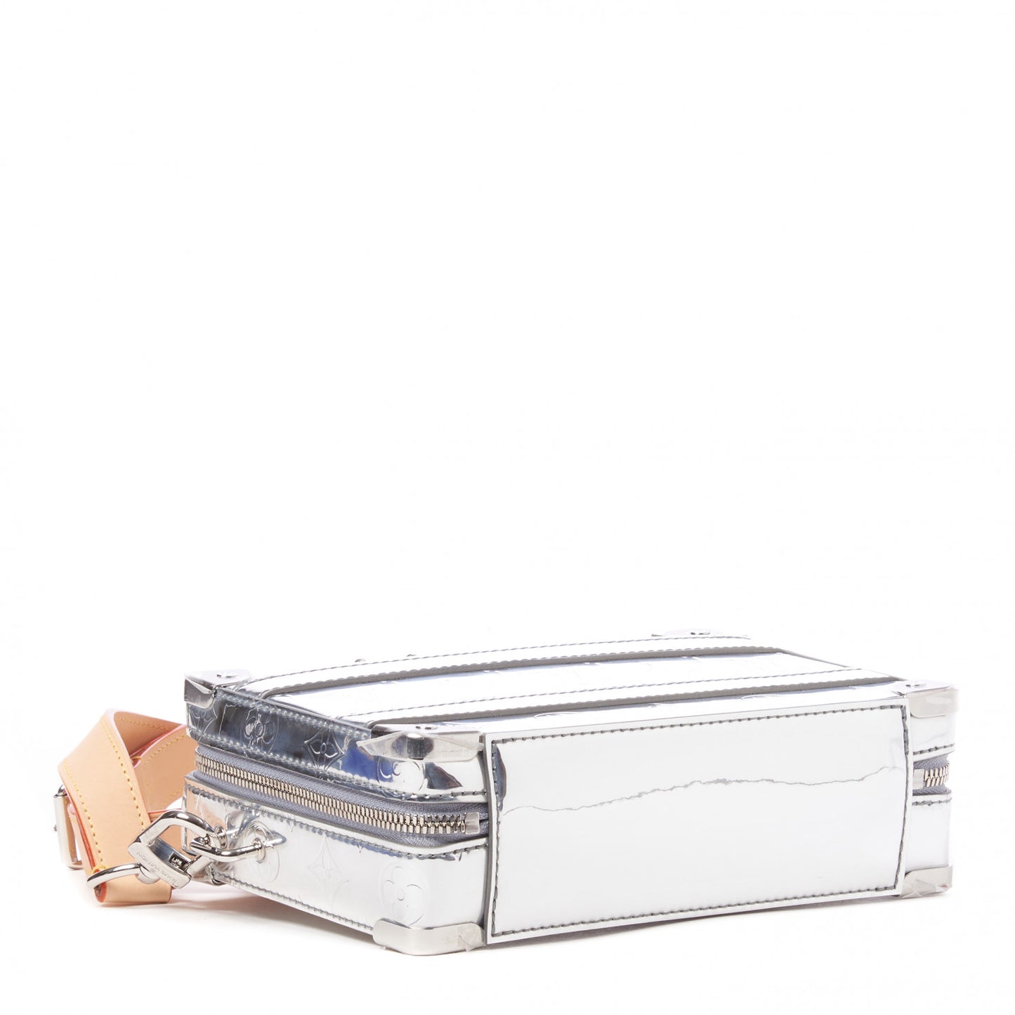 Monogram Mirror Handle Trunk Silver