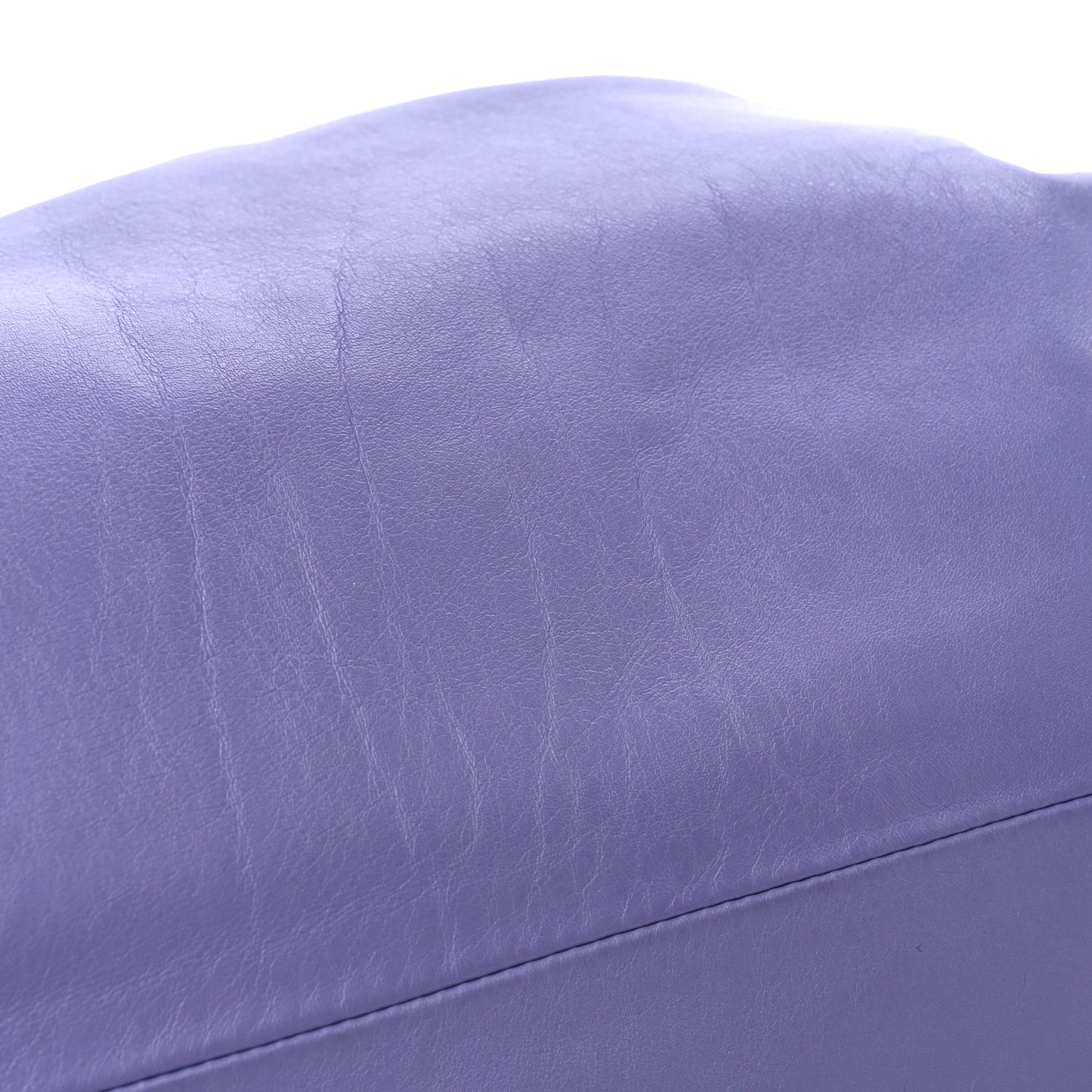 Smooth Butter Calf The Pouch Oversized Clutch Lavender