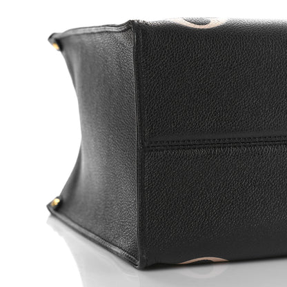 Louis Vuitton Empreinte Monogram Giant Onthego MM Black Beige 7 of 8