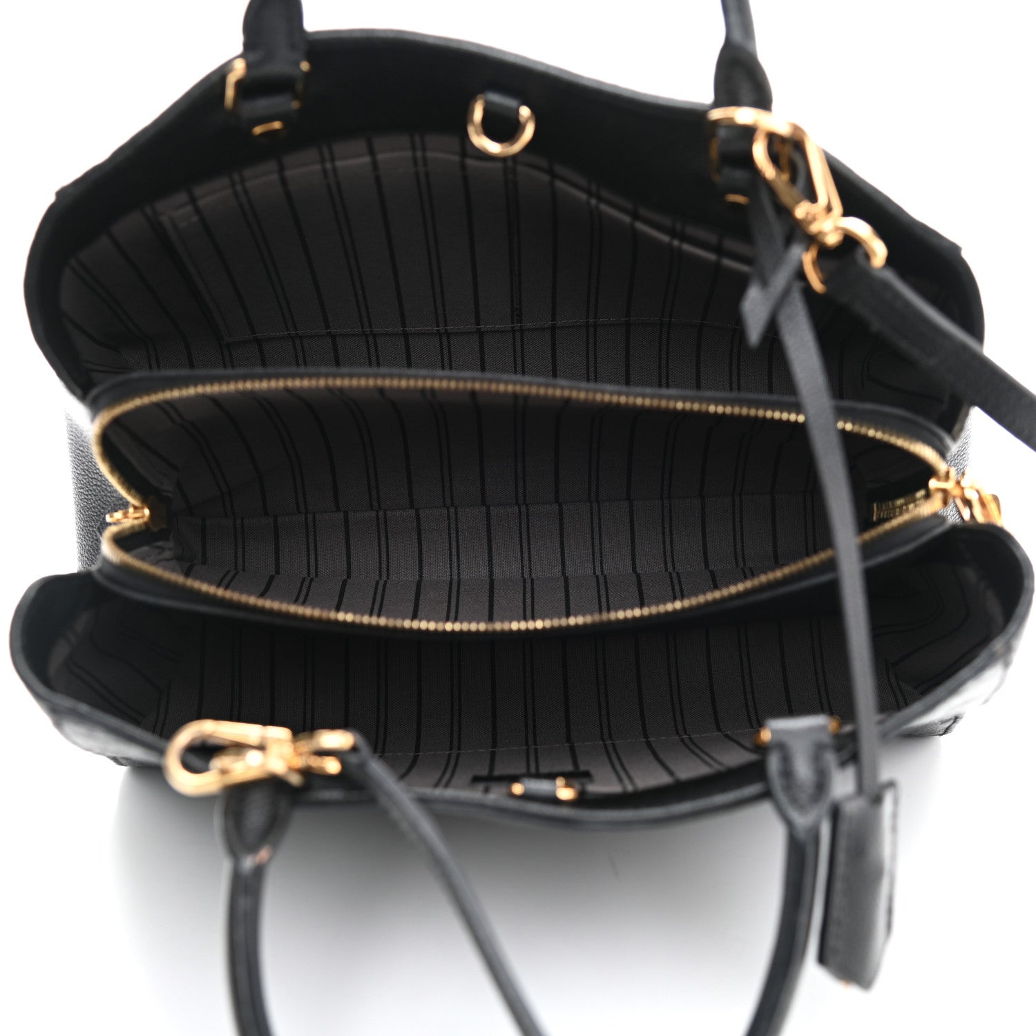 Louis Vuitton Empreinte Montaigne MM Black 5 of 8