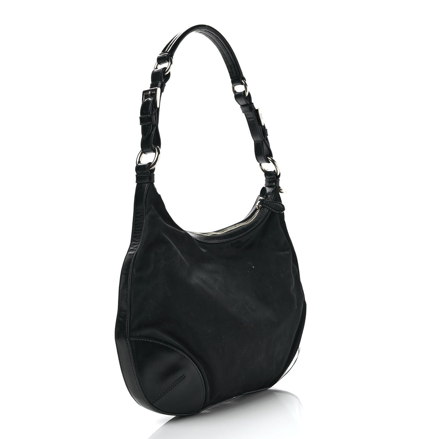 Tessuto Nylon Hobo Black